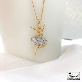 گردنبند بالرین رنگ ثابت