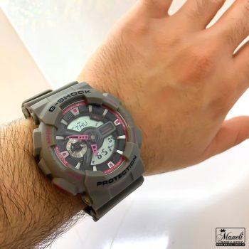 ساعت جی شاک طوسی صورتی G-SHOCK