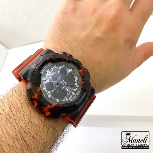 ساعت جی شاک قرمز چریکی g-shock