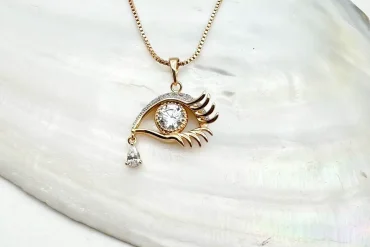 خرید گردنبند چشم و اشک ژوپینگ رنگ ثابت تضمینی