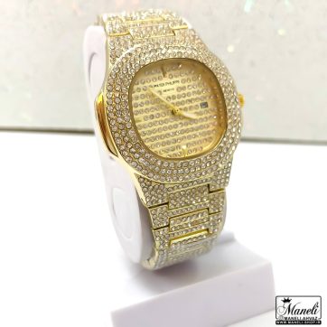 خرید و قیمت ساعت فول نگین طلایی