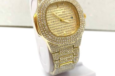 خرید و قیمت ساعت فول نگین طلایی