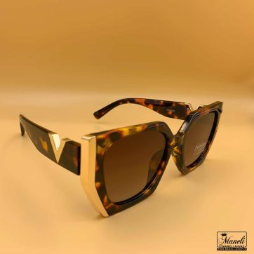 عینک زنانه فریم بزرگ پلنگی