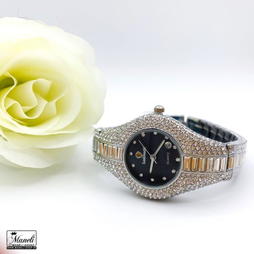 ساعت مجلسی زنانه نقره ای