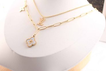 گردنبند لویی ویتون LV دوردیفه رنگ ثابت