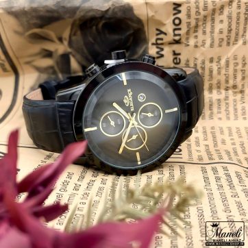 خرید ساعت بندچرمی الگانس مردانه | مشکی