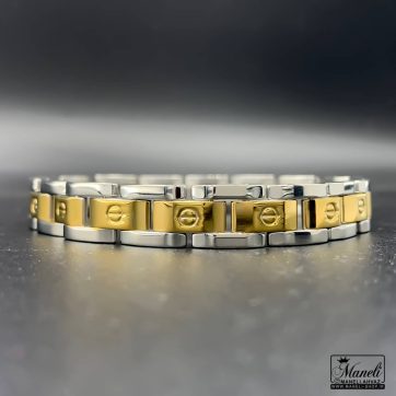 دستبند مردانه دو رنگ متفاوت