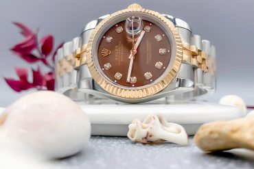 ساعت رولکس صفحه قهوه ای مردانه