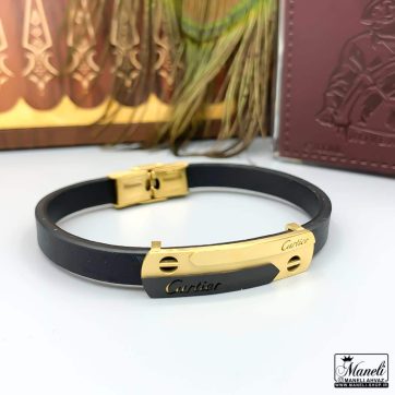 قیمت و خرید دستبند چرم مردانه | پلاک کارتیر 14020310