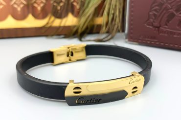 قیمت و خرید دستبند چرم مردانه | پلاک کارتیر 14020310