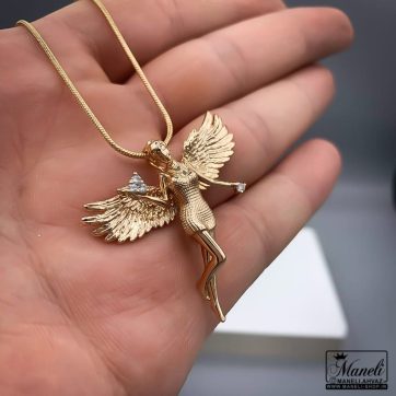 خرید و قیمت گردنبند فرشته رنگ ثابت ژوپینگ