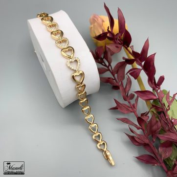 خرید دستبند زنانه طرح قلب ژوپینگ