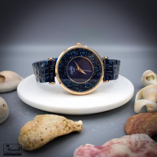 ساعت زنانه آبی کاربنی اسپریت 14020401