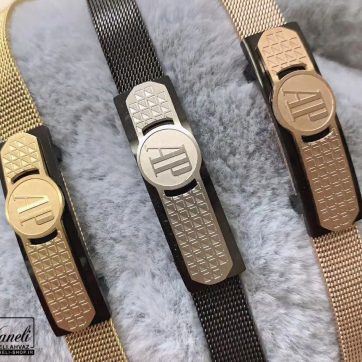 بهترین دستبند مردانه بندحصیری با پلاک برند Ap: شیک‌ترین انتخاب برای آقایان 14020426