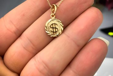 گردنبند ظریف دلار برند ژوپینگ