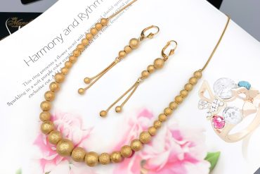 ست گوشواره و گردنبند توپی ژوپینگ : شیک و لوکس در بدلیجات رنگ ثابت