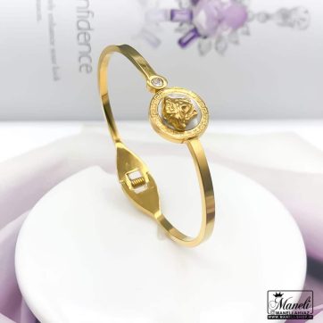 دستبند النگویی ورساچه استیل: ستاره‌ی استایل و جذابیت با طراحی به روز 14020413