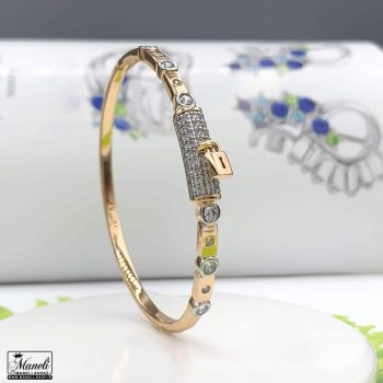 دستبند النگویی نگین دار ژوپینگ: رنگ ثابت و ضدحساسیت برای جذب نگاه ها 14020414 - Image 4