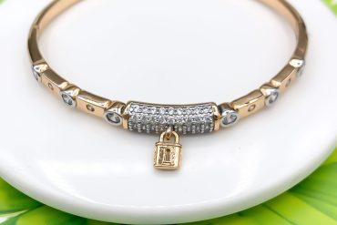 دستبند النگویی نگین دار ژوپینگ