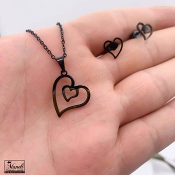 نیم ست مینیمال مشکی