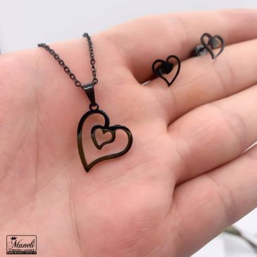 نیم ست مینیمال مشکی