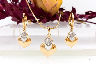 نیم ست طلایی ژوپینگ اصل