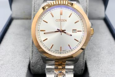 ساعت مچی مردانه سیتیزن کلاسیک بارنگ سیلور رزگلد با بند و قاب تمام استیل و موتور ژاپنی