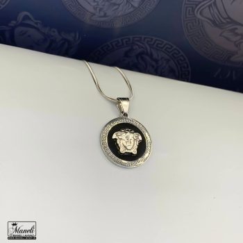 گردنبند زنانه استیل طرح ورساچه