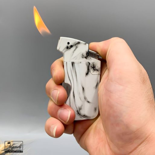 فندک پیپ ابزاردار سفید گازی - مخصوص پیپ