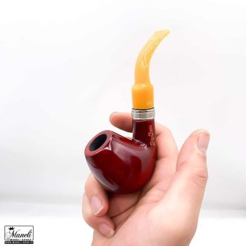 خرید پیپ چوبی دسته نارنجی