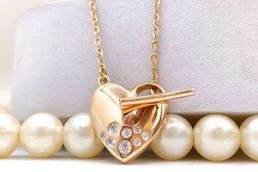 گردنبند قلب مدل تیفانی ضدحساسیت