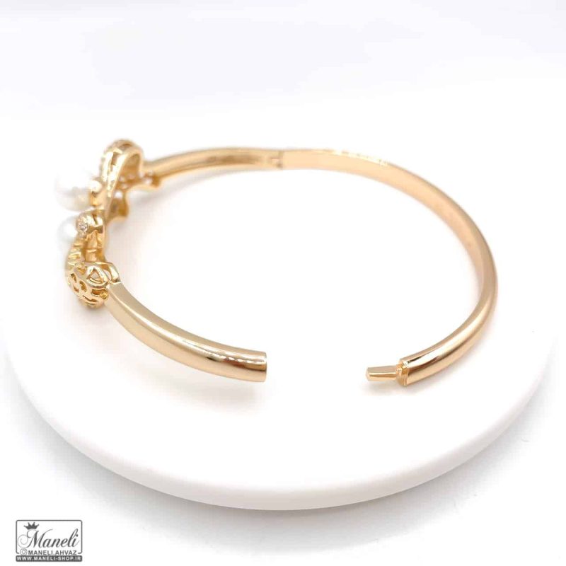 دستبند ژوپینگ مرواریدی طلایی