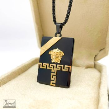 گردنبند ورساچه مشکی مردانه