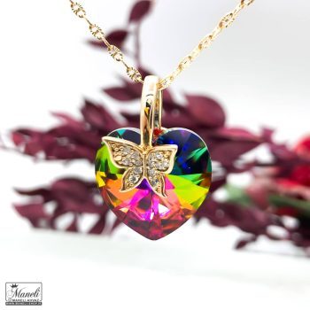 گردنبند زنانه هفت رنگ سواروسکی