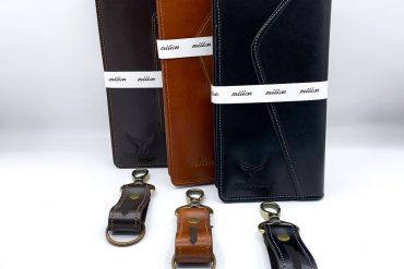 ست کیف پولی بلند و جاکلیدی چرم مردانه میلیون