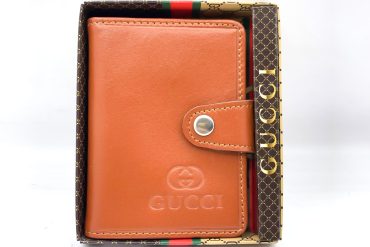 کیف جاکارتی چرم گوچی با رنگ عسلی