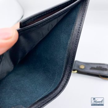 کیف پولی چرم طبیعی مردانه کوتاه