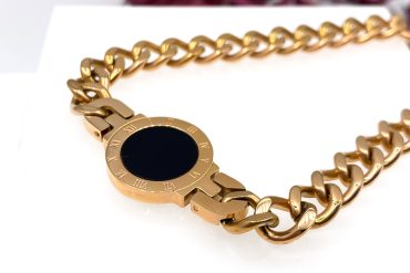 دستبند دوکاره بولگاری با رنگ رزگلد