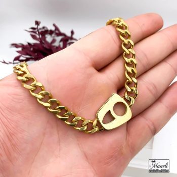گردنبند طلایی استیل نیمانی