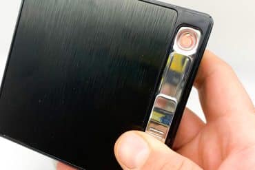 جاسیگاری و فندک شارژی المنتی مشکی