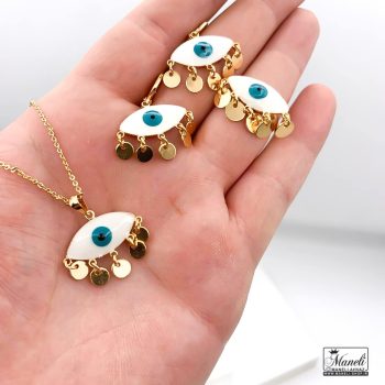 نیم ست چشم نظر آویز دار