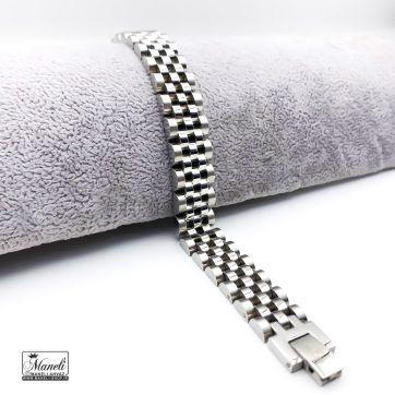 دستبند رولکس مردانه سیلور استیل - کیفیت درجه 1