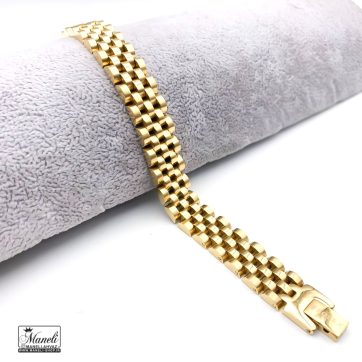 خرید دستبند رولکس طلایی مردانه