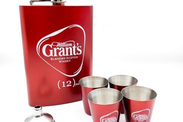 ست هیپ فلاسک و شات استیل قرمز