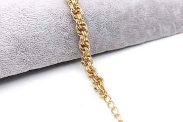 دستبند زنانه ژوپینگ طرح طلا