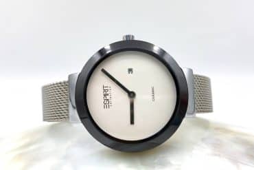 ساعت زنانه اسپریت با صفحه ساده و بند حصیری