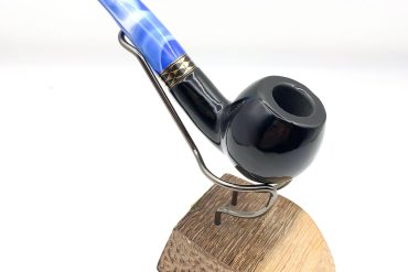 پیپ چوبی کاپیتان بلک مشکی با دسته آبی