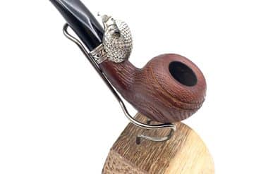پیپ چوبی طرح عقاب کاپیتان بلک قهوه ای