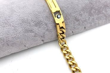 دستبند مردانه مونت بلنک کارتیری با رنگ طلایی