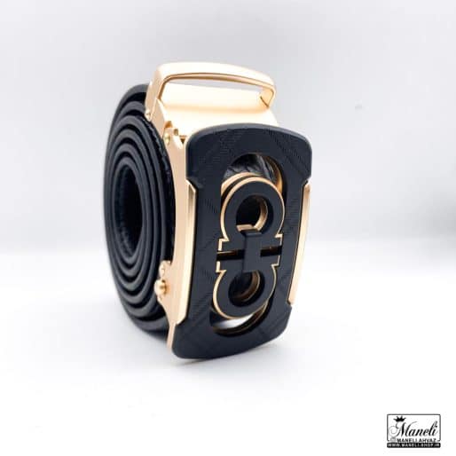 کمربند ریلی چرم با سگک رزگلد سالواتوره فراگامو